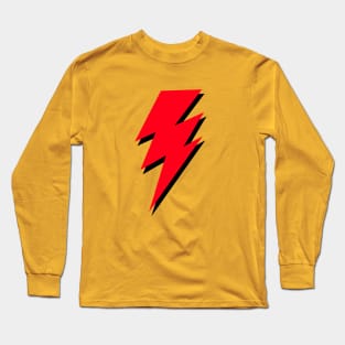 Triple, Red, Lightning Bolt Long Sleeve T-Shirt